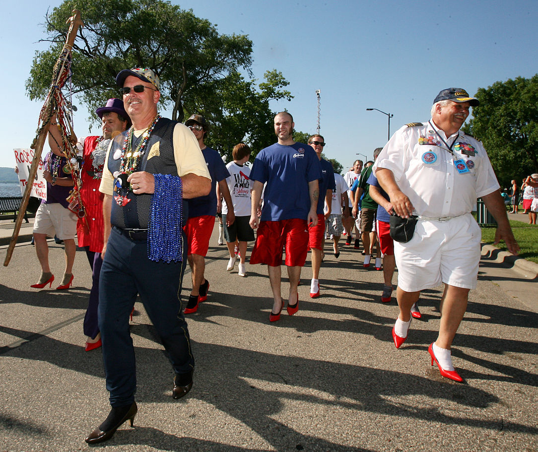 Riverfest 2010: 'Walk a Mile in Her Shoes' fundraiser